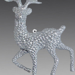 Украшение &quot;Олень&quot; цвет белый, (140069)