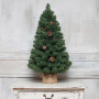 Искусственная елка Снежная королева зеленая 45 см., мягкая хвоя ПВХ, ЕлкиТорг (32045)