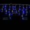 Светодиодная мерцающая бахрома 3*0.6 м., 220V, 100 синих LED ламп, белый каучук, соединяемая, Winner (B.02.7w.100+)