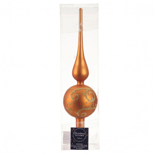 Елочная макушка Натюрель 31 см., бронзовый, стекло, Kaemingk (170088/3)
