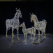 Комплект светодиодных фигур Семья лошадей 3 шт., Сад Радости (SR006)