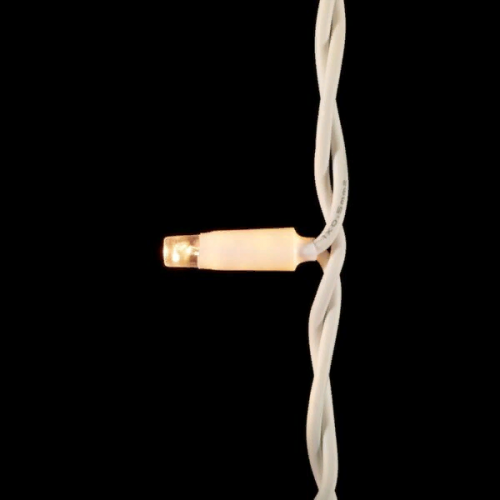Светодиодная бахрома с колпачком 3,1*0,5 м., 120 теплых белых LED ламп, каучуковый белый провод, Beauty Led (LL120-8-2WW)