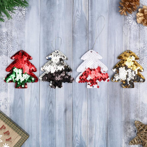 Мягкая подвеска Ёлочка 8,5*9,5 см., Зимнее Волшебство (4325458)