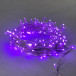 Светодиодная гирлянда с возможностью динамики 20 м., 200 лиловых LED ламп, 24V., прозрачный силиконовый провод, IP65, Beauty Led (EST200-3W10-1L)