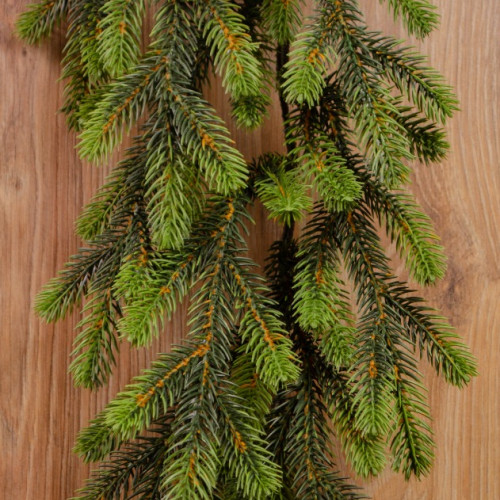 Хвойная ветвь Венецианская 180 см., 100% литая хвоя, ЕлкиТорг (52081)