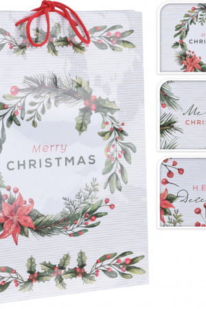 Пакет подарочный Рождественские истории 24*6*34 см., бумажный, Koopman (APF478170)