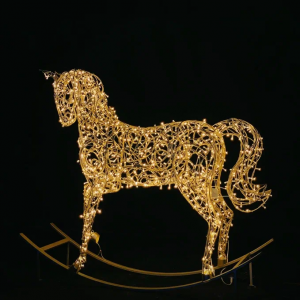 Светодиодная фигура Лошадка качалка 170 см., Сад Радости (SR007)