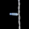 Светодиодная бахрома с колпачком 3,1*0,5 м., 120 белых LED ламп, каучуковый белый провод, Beauty Led (LL120-8-2W)