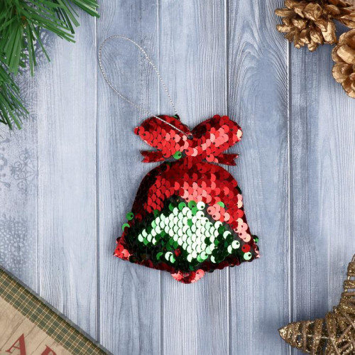 Мягкая подвеска Колокольчик 9*10 см., Зимнее Волшебство (4325456)