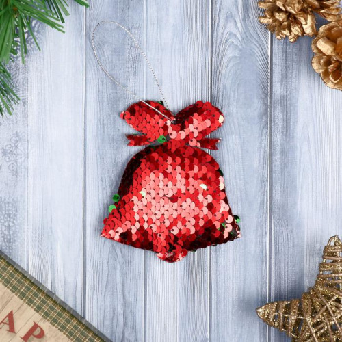 Мягкая подвеска Колокольчик 9*10 см., Зимнее Волшебство (4325456)