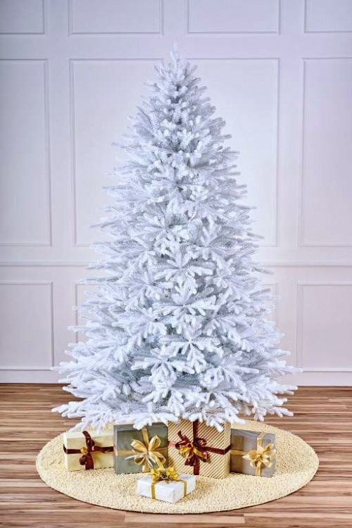 Искусственная ель Полярная белоснежная 160 см., литая хвоя+пвх Max Christmas (ЕПС16)