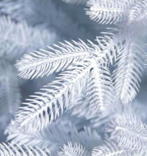 Искусственная ель Полярная белоснежная 160 см., литая хвоя+пвх Max Christmas (ЕПС16)
