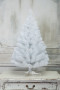 Искусственная елка Радужная белоснежная 45 см., мягкая хвоя ПВХ, ЕлкиТорг (17045)