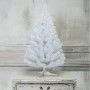 Искусственная елка Радужная белоснежная 45 см., мягкая хвоя ПВХ, ЕлкиТорг (17045)