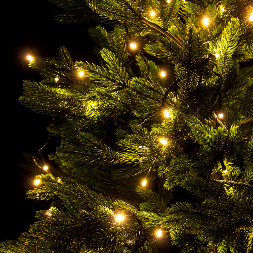 Светодиодная нить 35 м., 220V, 500 теплых белых LED ламп, контроллер, черный провод, Winner Light (ww.01.5B.500-)