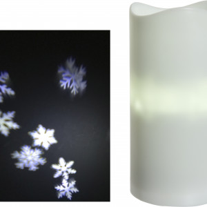 Проектор в виде свечи Метелица 15 см, Kaemingk (482873) 