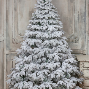 Искусственная елка Камчатская заснеженная 180 см., литая хвоя+пвх, ЕлкиТорг (143180)
