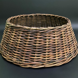 Корзина для декорирования подставки 28х65 см., коричневая, Christmas DeLuxe (87393)