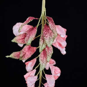 Подвесной букет Глицинии 33 см., персиковый, Christmas DeLuxe (88977)