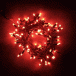 Светодиодная гирлянда Sealed мерцающая 10 м., 220V., 100 красных LED ламп, черный каучук, Beauty Led (LL100BL-1-2R)
