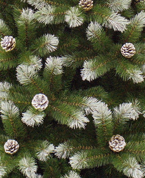 Сосна Женева заснеженная с шишками 260 см., ЛЕСКА, Triumph Tree (73173)