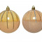 Набор пластиковых шаров Золотой песок 80 мм., 12 шт,  Kaemingk (020983)
