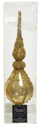 Стеклянная макушка Роскошь Королевы -  31 см., золотой, Kaemingk (173402/3)