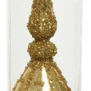 Стеклянная макушка Роскошь Королевы -  31 см., золотой, Kaemingk (173402/3)