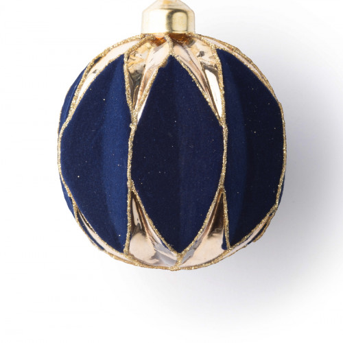 Винтажный стеклянный шар Медичи 8 см., 1 шт., Karlsbach (13238)