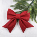 Бант Марго 19x22 см., 1 шт., красный, Christmas DeLuxe (86832) 